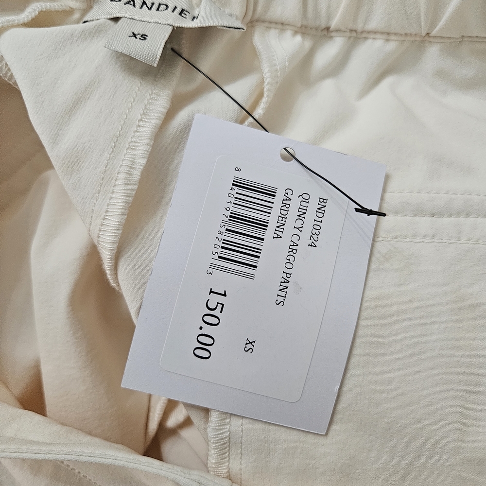 BANDIERQuincy Cargo Pants in Gardinia XS NWT - Picture 9 of 10